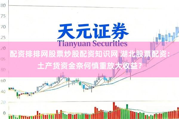 配资排排网股票炒股配资知识网 湖北股票配资：土产货资金奈何慎重放大收益？