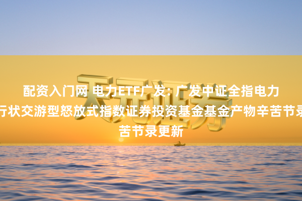 配资入门网 电力ETF广发: 广发中证全指电力公用行状交游型怒放式指数证券投资基金基金产物辛苦节录更新